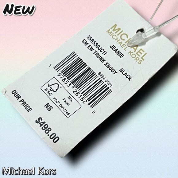 NEW NWT Michael Kors Jeanie Small Trunk Crossbody Purse – NYC Patch Edition - Picture 5 of 12